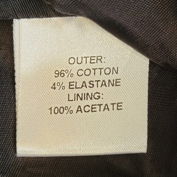 Pure Collection Black Pencil Skirt Knee Length Cotton Blend Womens Size 14/16 - Picture 7 of 9